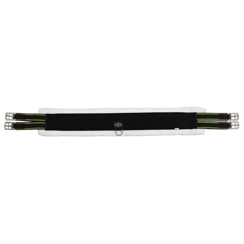 Henri de Rivel Synthetic Fleece Girth-Black - Breeches.com - Flyclothing LLC