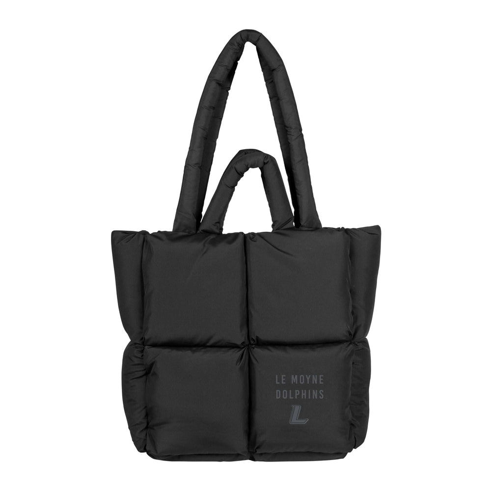 Le Moyne College Black Puff Tote - Logo Brands - Flyclothing LLC