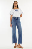Kancan Full Size High Rise Slim Wide Leg Jeans - Trendsi
