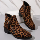 Point Toe Block Heels Boots - Trendsi - Flyclothing LLC