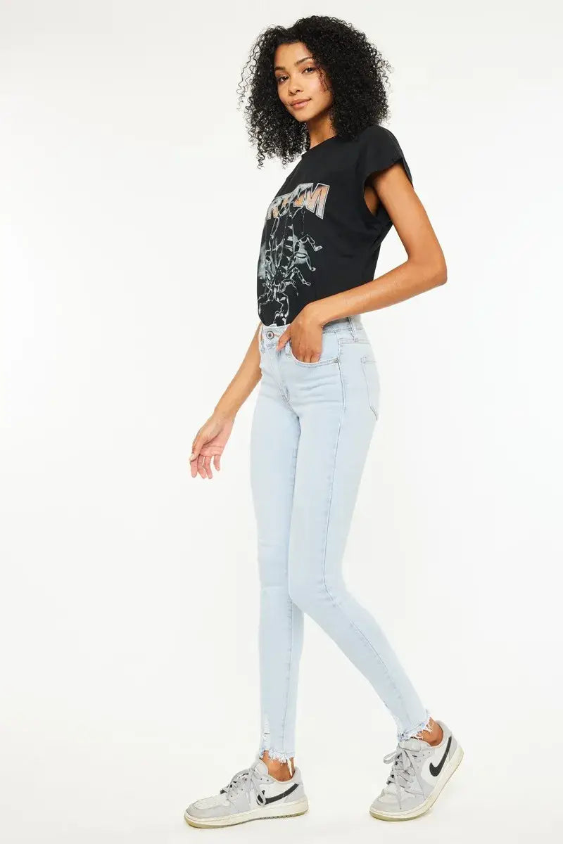 Kancan High Rise Super Skinny Jeans - Trendsi - Flyclothing LLC