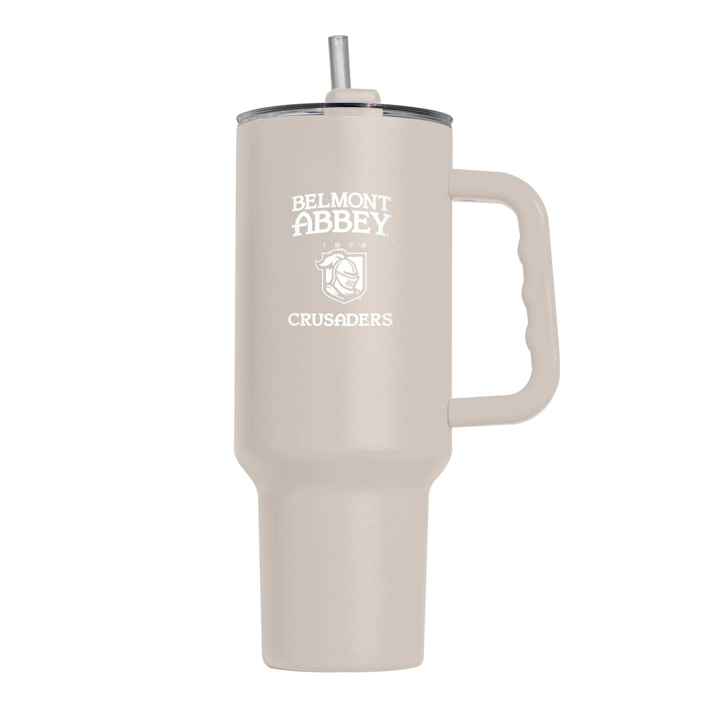 Belmont Abbey College 40oz Archway Powder Coat Tumbler - Logo Brands - Flyclothing LLC