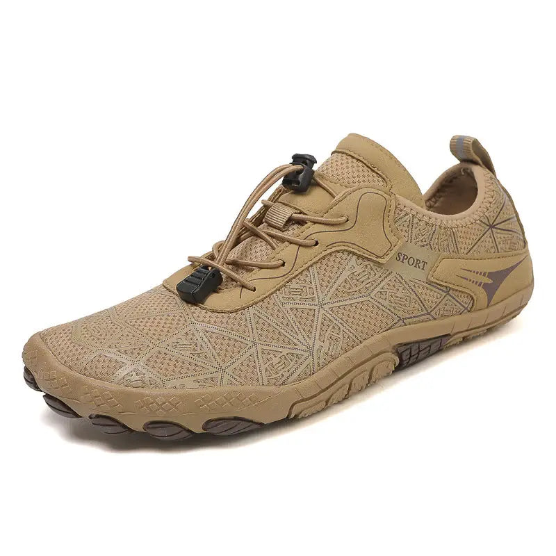 Elastic Lock Laces Mesh Contrast Breathable Athletic - Trendsi - Flyclothing LLC