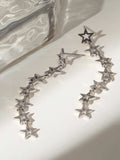 Stainless Steel Cutout Star Earrings - Trendsi - Flyclothing LLC