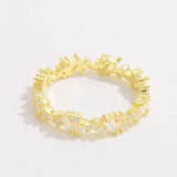 925 Sterling Silver Inlaid Zircon Ring - Trendsi - Flyclothing LLC