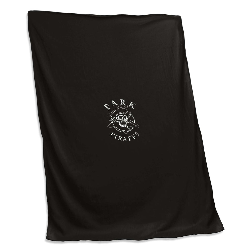 Park U Black Sweatshirt Blanket (Screened) - Logo Brands - Flyclothing LLC