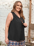 Plus Size V-Neck Tank - Trendsi - Flyclothing LLC