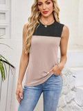 Textured Round Neck Tank - Trendsi - Flyclothing LLC
