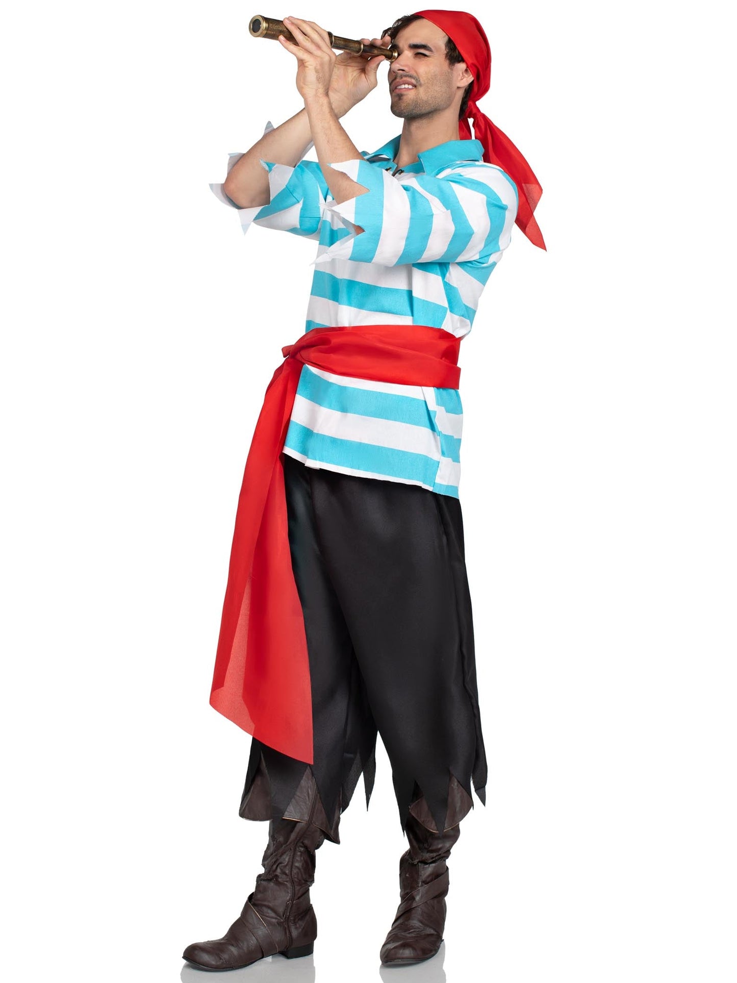 Men's 4 PC Pillaging Pirate Costume