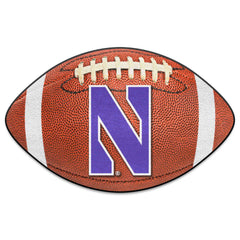 Northwestern Wildcats Football Rug - 20.5in. x 32.5in. - Northwestern