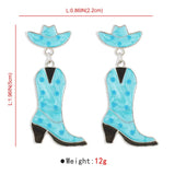 Cowboy Boot Dangle Earrings - Trendsi - Flyclothing LLC
