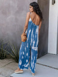 V-Neck Spaghetti Strap Jumpsuit - Trendsi