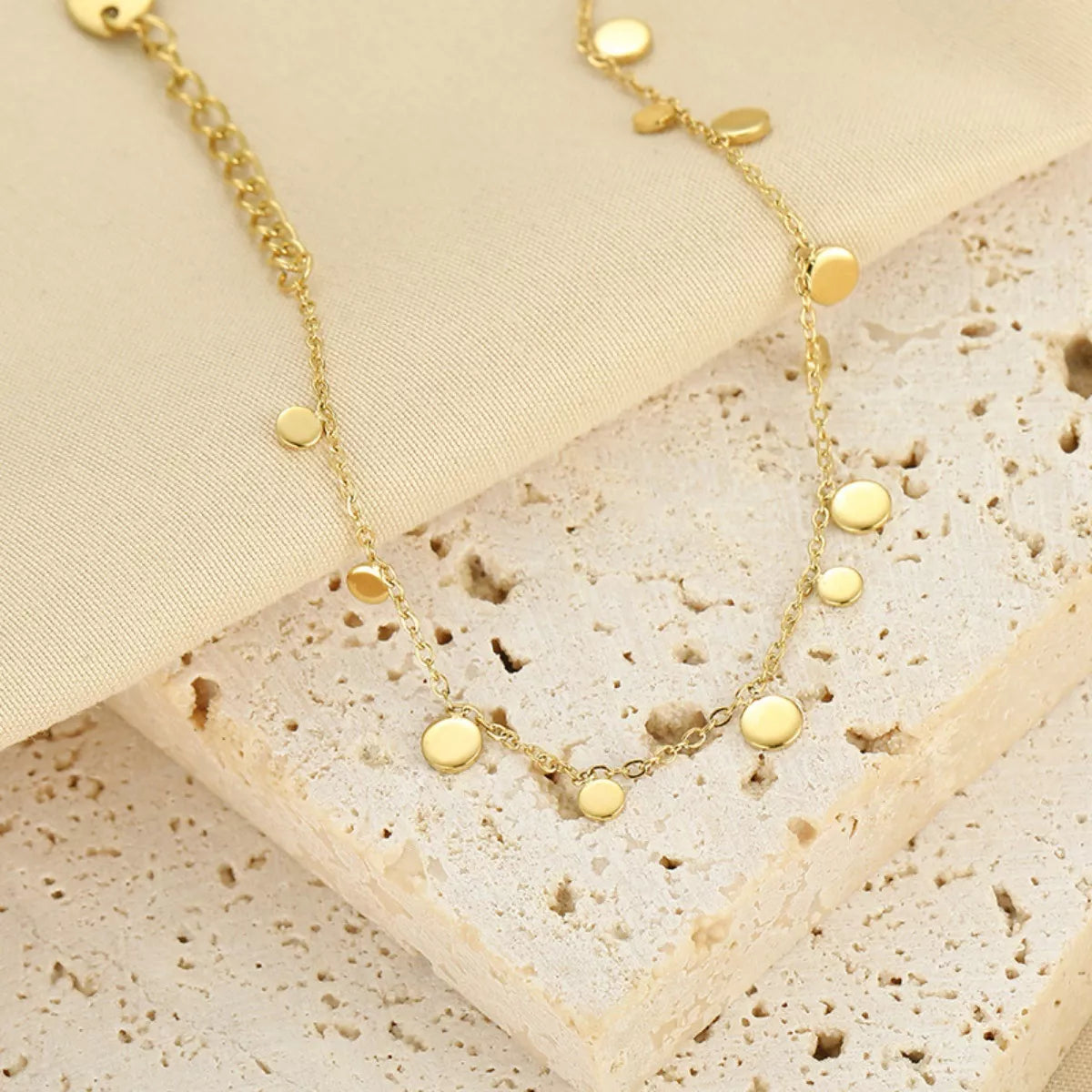 18K Gold-Plated Charm Bracelet - Trendsi - Flyclothing LLC