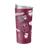 Univ of Chicago 20oz Dreamweave Powder Coat Tumbler - Logo Brands - Flyclothing LLC