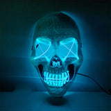 Halloween Skull Glowing Mask Bar Night Horror