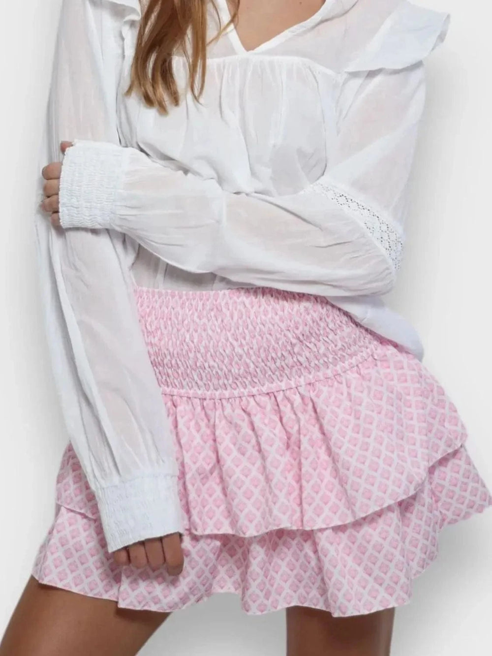 Layered Mini Skirt - Trendsi