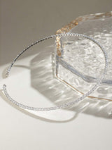 Stainless Steel Inlaid Zircon Necklace - Trendsi - Flyclothing LLC
