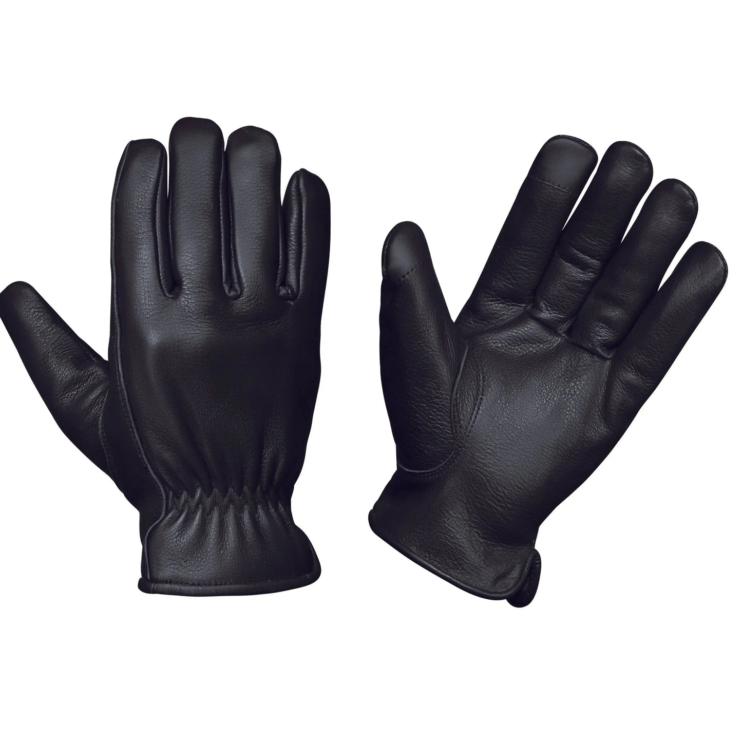 8399.00 - Mens Full Finger Leather Gloves - Unik Just for Bikers - Flyclothing LLC