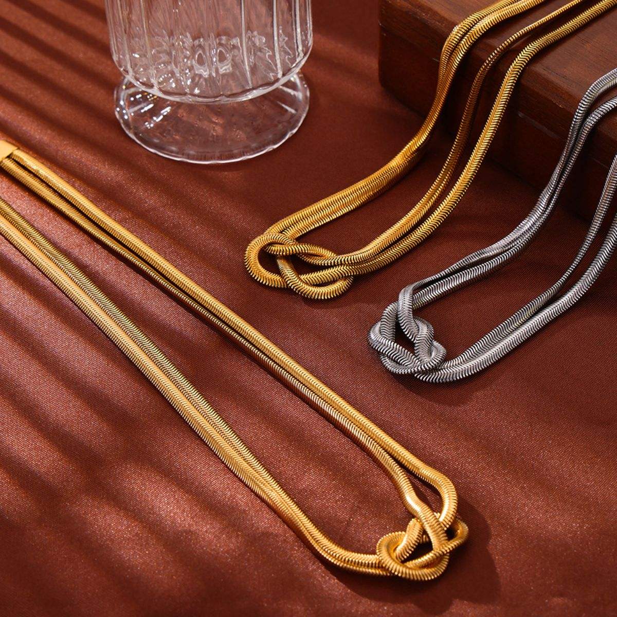 Titanium Steel Knot Necklace - Trendsi - Flyclothing LLC