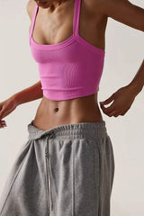 Scoop Neck Active Tank - Trendsi - Flyclothing LLC