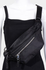 Fame Nylon Crossbody Bag with Adjustable Strap - Trendsi