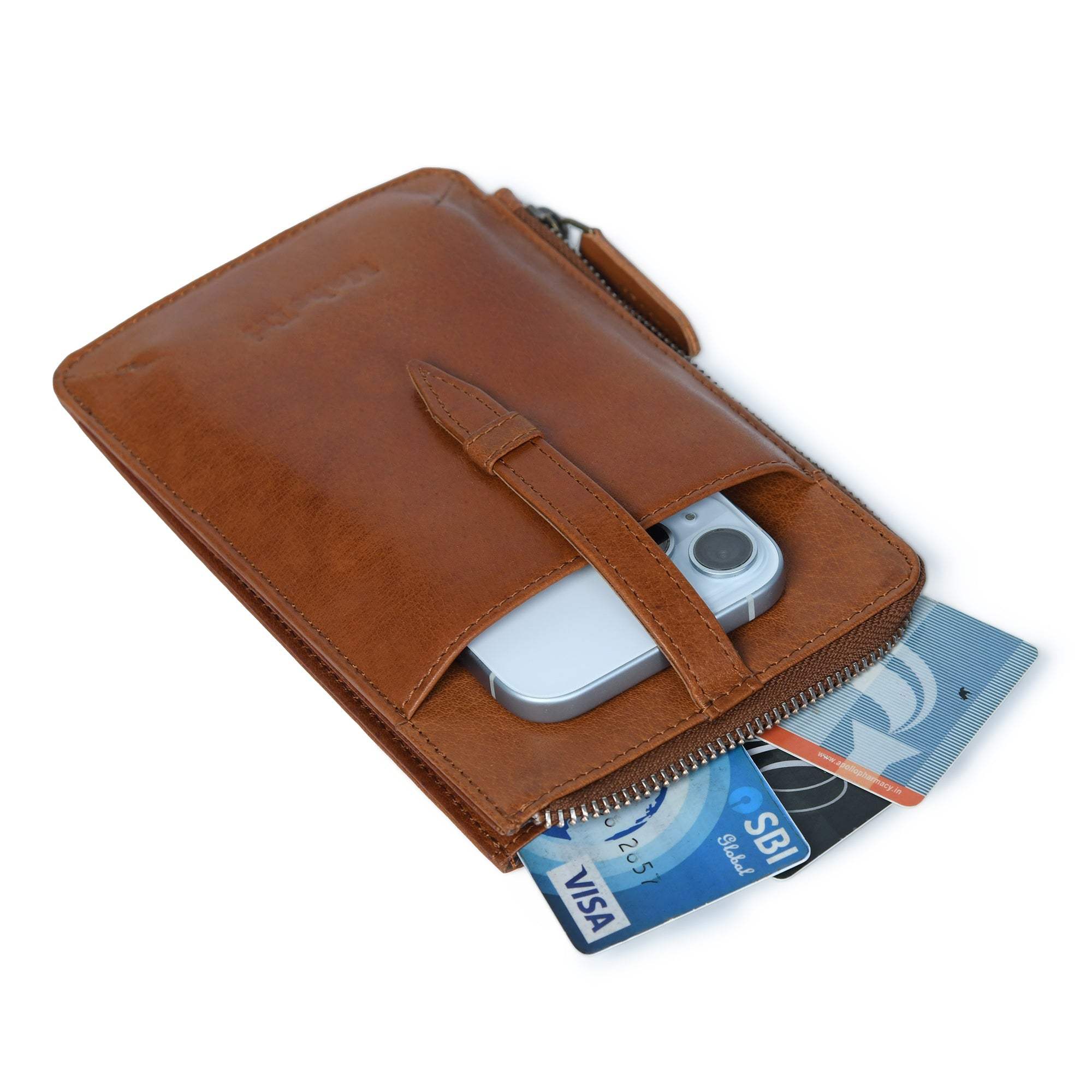 Leather Mobile Sling 2.0 - Classy Leather Bags - Flyclothing LLC