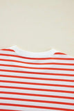 Striped Dropped Shoulder Long Sleeve Sweatshirt - Trendsi - Flyclothing LLC