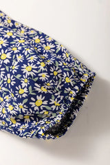 Floral Smocked Square Neck Blouse - Trendsi - Flyclothing LLC
