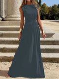 Twisted Round Neck Sleeveless Maxi Dress - Trendsi - Flyclothing LLC
