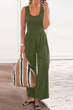 Full Size Scoop Neck Wide Strap Jumpsuit - Trendsi - Flyclothing LLC