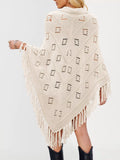 Fringe Openwork Knit Cover Up - Trendsi - Flyclothing LLC