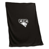 Concordia Chicago Black Sweatshirt Blanket (Screened) - Logo Brands - Flyclothing LLC