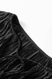 Tie Neck Long Sleeve Blouse - Trendsi - Flyclothing LLC