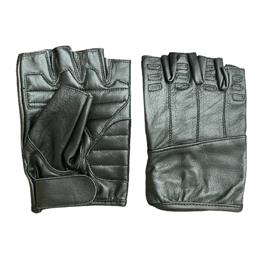 8424.00 - Mens Fingerless Leather Gloves