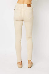 Judy Blue Full Size Garment Dyed Tummy Control Skinny Jeans - Trendsi - Flyclothing LLC