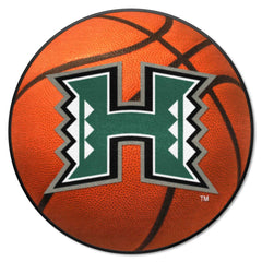 Hawaii Rainbows Basketball Rug - 27in. Diameter - Hawaii