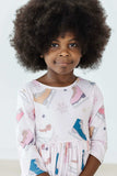 SALE Figure Skate 3/4 Sleeve Twirl Dress - Mila & Rose ® - Flyclothing LLC