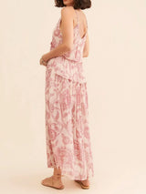 Printed V-Neck Sleeveless Dress - Trendsi - Flyclothing LLC
