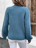 Zip Up Long Sleeve Cardigan - Trendsi