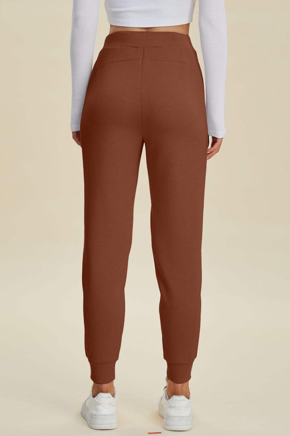 Basic Bae Full Size Air Scuba Drawstring High Waist Joggers - Trendsi - Flyclothing LLC