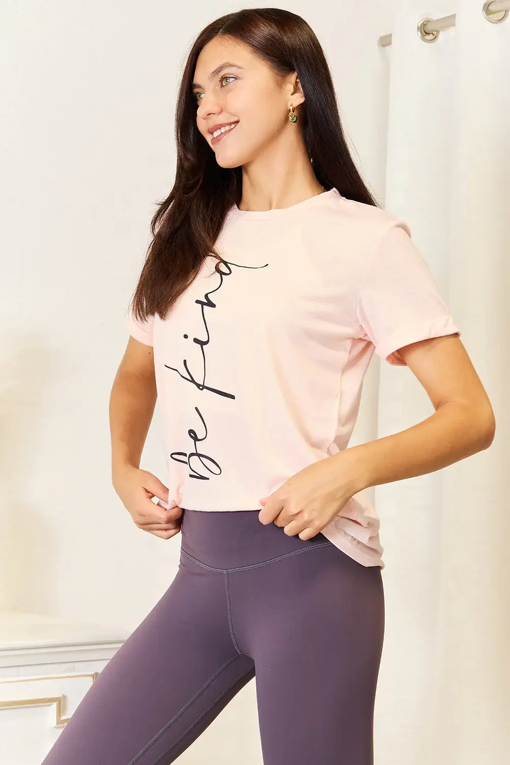 Simply Love BE KIND Graphic Round Neck T-Shirt - Trendsi - Flyclothing LLC