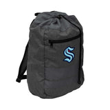 Seattle Kraken Charcoal Journey Backsack - Logo Brands - Flyclothing LLC
