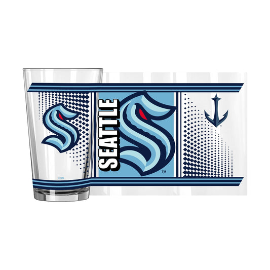 Seattle Kraken 16oz Hero Pint Glass - Logo Brands - Flyclothing LLC