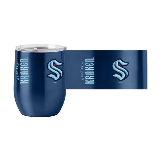 Seattle Kraken 16oz Gameday Stainless Curved Beverage - Logo Brands - Flyclothing LLC