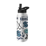 Seattle Kraken 34oz Native Quencher Bottle