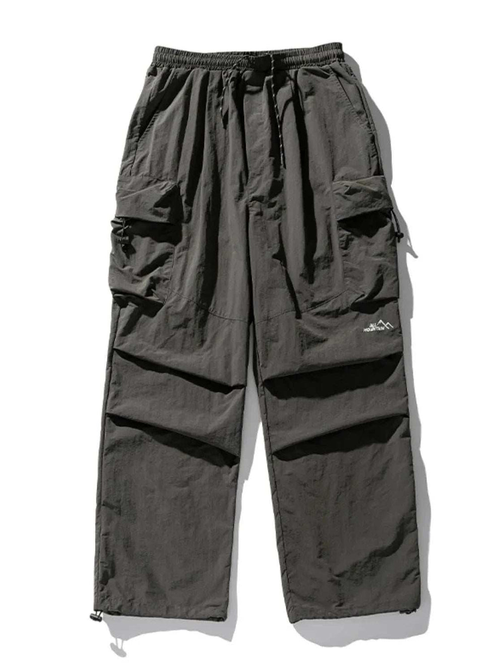 Men's Plus Size Elastic Waist Pants with Pockets - Trendsi - Flyclothing LLC