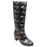 adtec 8475 women 16 fashion rain boot black