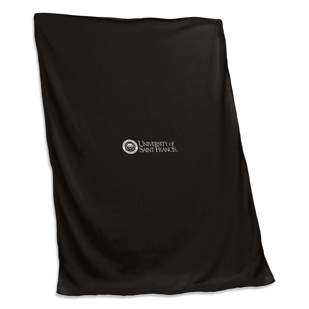 Saint Francis - Fort Wayne Seal Black Sweatshirt Blanket (Screened)