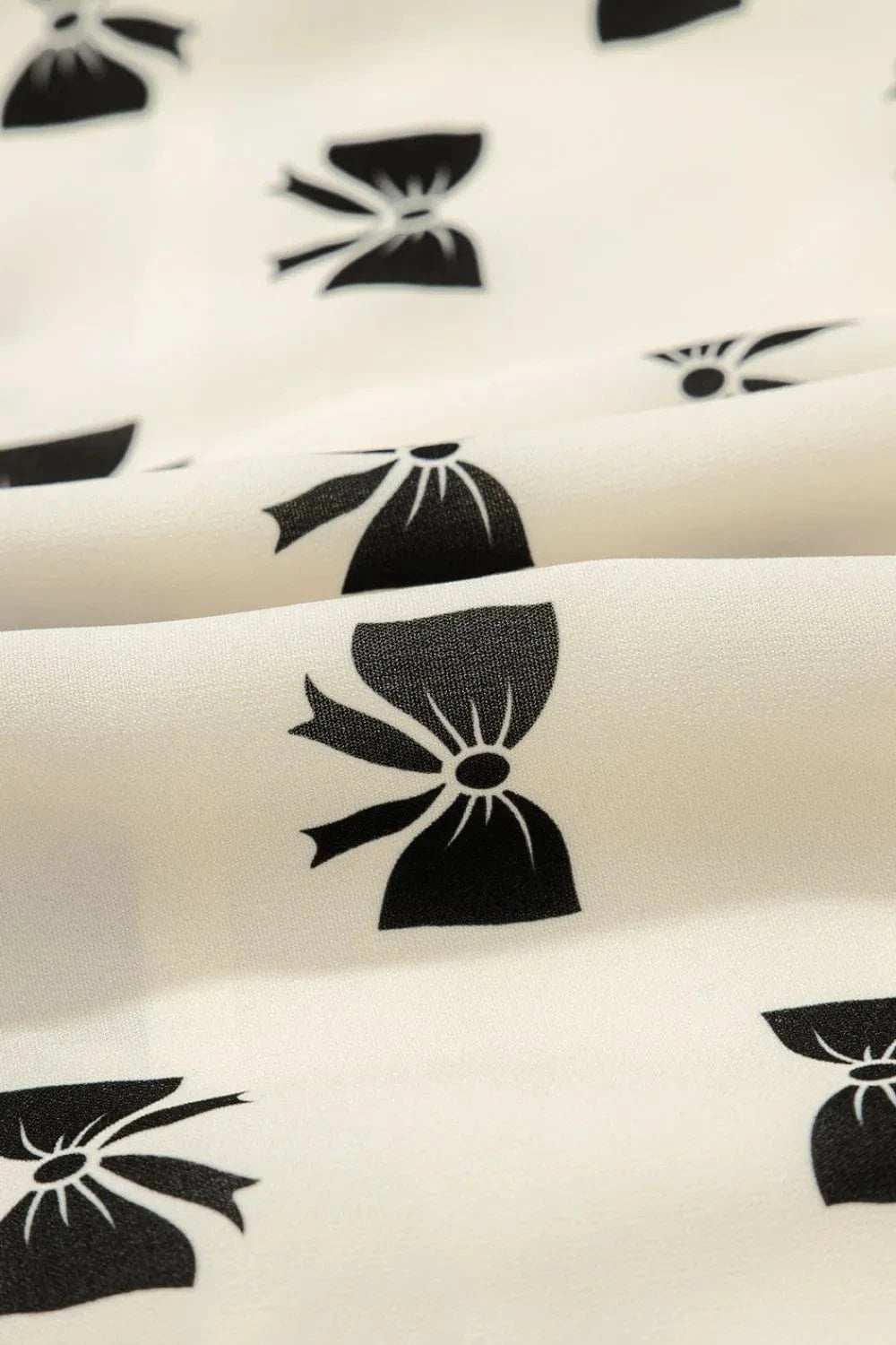 Bow Knot Color Contrast Trim Knotted Shoulder Mini Dress - Trendsi - Flyclothing LLC