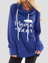 Drawstring Letter Graphic Long Sleeve Hoodie - Trendsi - Flyclothing LLC
